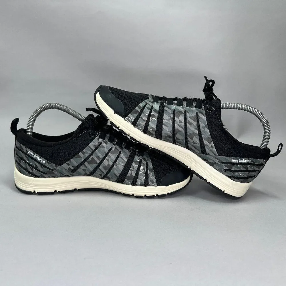 New Balance Womens Black and Gray Athletic Sneakers